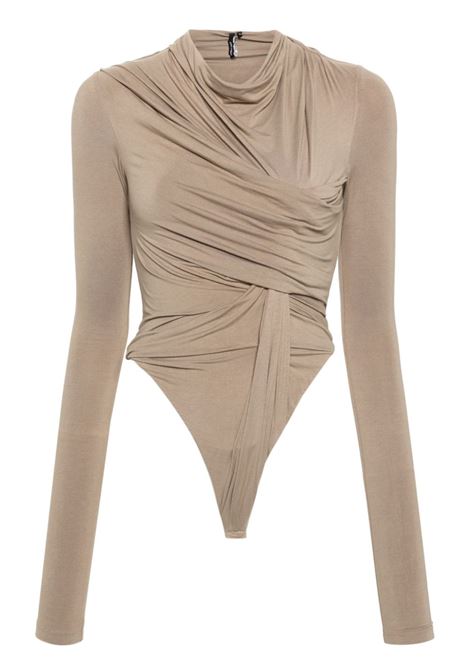 Body a maniche lunghe encase in grigio taupe Entire Studio - donna